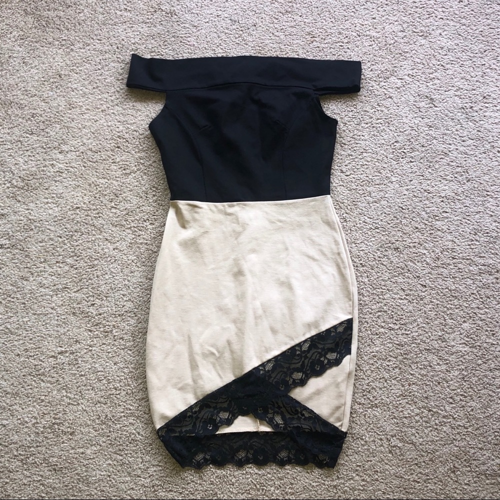 OTS bodycon dress